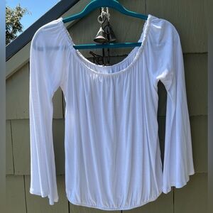 Off shoulder White Women's Top S